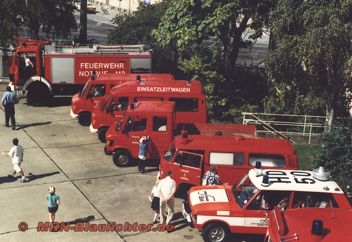 Fahrzeugflotte BF Heidelberg 1989